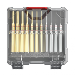 REAL AVID/REVO Accu-Punch 11-Piece Standard Brass and Steel Pin Punch Set (AVAPK-B)