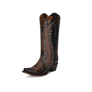Corral CORRAL Women's Brown/Tan Embroidery and Triad Western Boots (L5872-M-05) - $175.00 at GritrSports