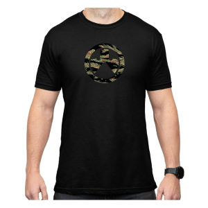 Magpul MAGPUL Tiger Stripe Icon Cotton/Polyester Black Short Sleeve Shirt (MAG1292-001) - $28.80 at GritrSports