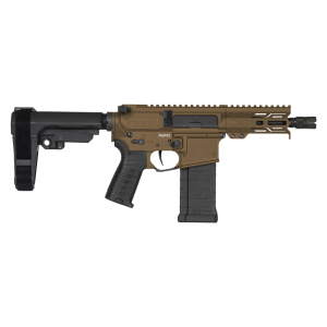 CMMG Banshee Mk4 5.7x28mm 5in 32rd With Ripbrace Midnight Bronze Pistol (54A3B0F-MB)