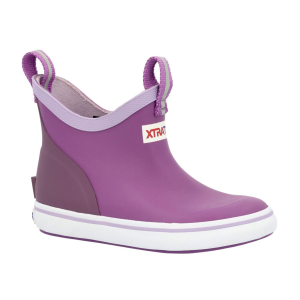XTRATUF Kid's 4in Dewberry/Purple Gumdrop Ankle Deck Boots (XKAB500C)