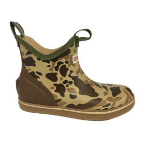 XTRATUF Youth 4in Duck Camo/Beige/Bison Ankle Deck Boots (XKABDCMY)