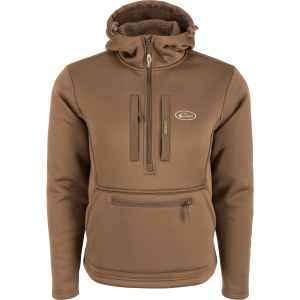 DRAKE MST Ultimate Wader Quarter Zip Brown Hoodie (DW7420-BRN) - Drake