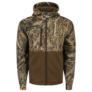 DRAKE MST Hole Shot Hooded Windproof Eqwader Full Zip Habitat Two-Tone Jacket (DW7390-022T) - Drake