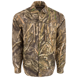 DRAKE LST Double Down Shadow Grass Habitat Jac-Shirt (DW8675-022)