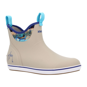 XTRATUF Men's 6in ADB Guy Harvey Simple Taupe Ankle Deck Boots (XMABGH90)