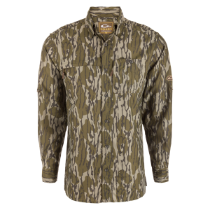 DRAKE Flyweight Original Bottomland Long Sleeve Shirt (AD9501-024) - Drake