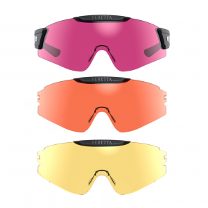 BERETTA InterMask Yellow & Magenta & Orange Shooting Eyeglasses with Interchangeable Lenses (OC081D00490MY9UNI)