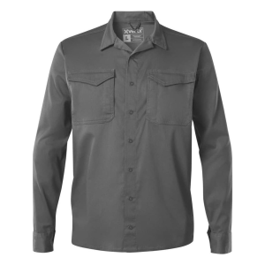VERTX Men's Machinehead Space Force Gray Long Sleeve Shirt (F1-VTX1475-SFG)