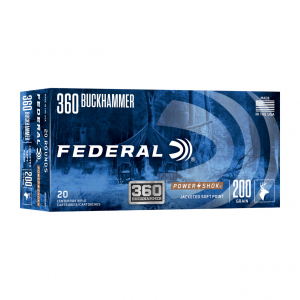 FEDERAL Centerfire Rifle Ammunition 360 Buckhammer 200gr Power-Shok (360BHBS)