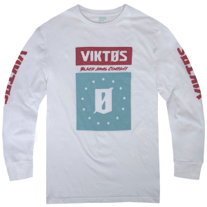 VIKTOS Patriot Block White LS Tee (18158)