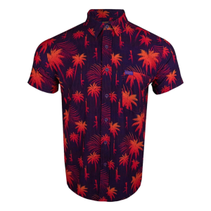RETRO RIFLE Coastal Palm Orange/Purple/Red Medium Shirt (COASTALPALM-M)