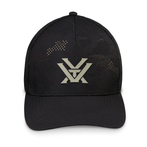 VORTEX Men's Through and Through Camo Black Cap (224-04-BLK)