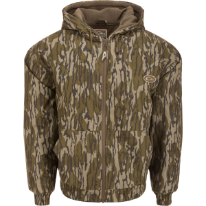 DRAKE Men's MST Waterproof Full Zip Original Bottomland Hoodie (DW2780-024) - Drake