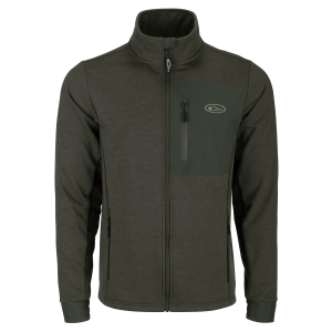 DRAKE Men's Hybrid Olive Heather Windproof Jacket (DS2055-OLH)