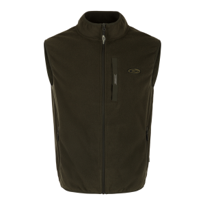 Drake DRAKE Camp Fleece Kalamata Olive Vest (DW1603-KMO) - $59.99 at GritrSports