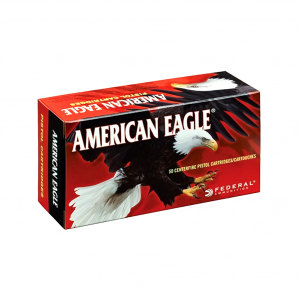 FEDERAL American Eagle 25 ACP 50 Grain FMJ Ammo, 50 Round Box (AE25AP)