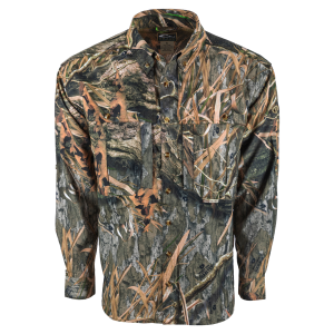 DRAKE EST Camo Flyweight Wingshooters Mossy Oak Shadow Grass Habitat LS Shirt (DW7007-022) - Drake