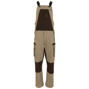 DRAKE Men's MST Tech Stretch Timber Wolf Khaki Bibs (DW1589-TWK)