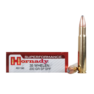 HORNADY Superformance 35 Whelen 200 Grain SP Ammo, 20 Round Box (81193)