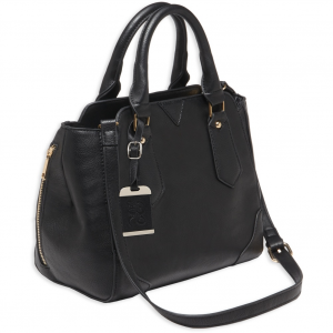 BULLDOG CASES Black Satchel Style Purse w/ Holster (BDP-020)