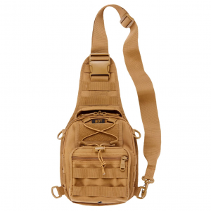 BULLDOG CASES "Go" Tan Sling Bag/Waist Pack (BDT407T)