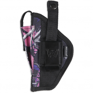 BULLDOG CASES Extreme Muddy Girl Ambi Holster w/ Belt Loop and Clip For Sub Compact Autos w/ 2 - 3in Barrels (FSN-20MDG)