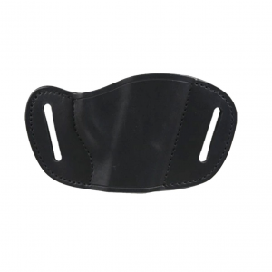 BULLDOG CASES Black Right Hand Molded Leather Belt Slide Holster For Small & Mini Autos (MLB-S)