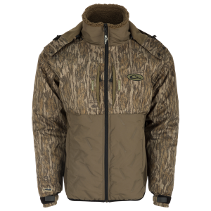 DRAKE Youth LST Guardian Flex Double Down Eqwader Bottomland Full Zip Jacket w/ Hood (DW7350-YTH-006) - Drake