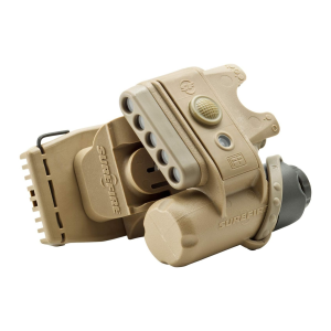 SUREFIRE HL1 3V 1.4 -19.2 Lumens Blue/White/IR Leds Tan Helmet Light (HL1-A-TN)