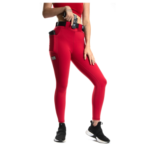WE THE PEOPLE HOLSTERS Defender Red Premium Tactical Leggings With Belt Loops (DFNDR-RPREM_FUL-BLT)
