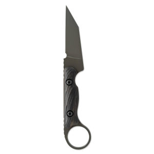TOOR KNIVES Jank Shank Pikal Spanish Moss CPM 154 Steel Blade Ebony Handle Fixed Knife (850049642842)
