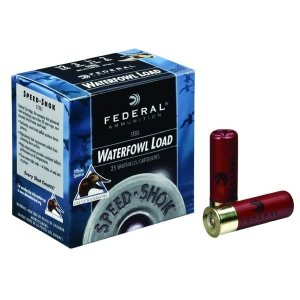 FEDERAL Speed-Shok Waterfowl 12 Gauge 3-1/2in / 89mm 1 1/2 oz BB Steel 25rd Box Shotshells (WF134BB)