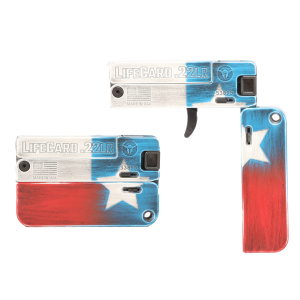 TRAILBLAZER FIREARMS .22LR 2.5in 1rd Don't Mess With Texas LifeCard (LC1-DMWT)