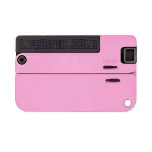 TRAILBLAZER FIREARMS LifeCard .22LR Polymer Handle Prison Pink Pistol (LC1-PP)