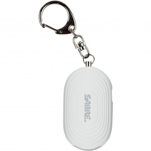 SABRE White 2-in-1 Personal Alarm with LED Light (PA-LEDWH-02)