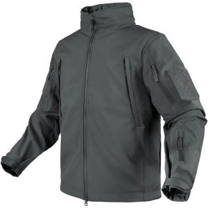 CONDOR OUTDOOR Men's Summit Softshell Graphite Jacket (602-018)