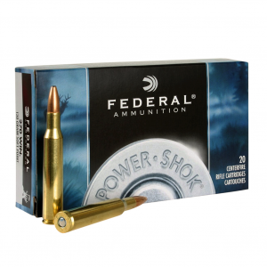 FEDERAL Power-Shok 300 Win. 180 Grain Hot-Cor SP Ammo, 20 Round Box (300WBS)