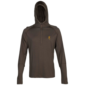 Browning BROWNING Merino Hooded Major Brown Shirt (301092980) - $57.00 at GritrSports