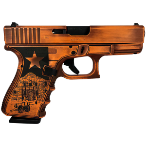GLOCK 19 Gen 3 Custom 9mm Luger 2x15rd 4.6in Texas Orange Semi-Auto Pistol (UI1950203 MODTXO)