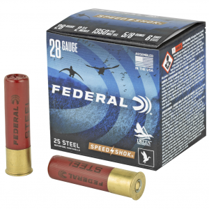 FEDERAL Speed-Shok 28 Ga 2.75in 5/8oz 25rd #6 Shotshells (WF2836)