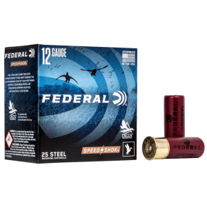 FEDERAL Speed-Shok 12 Gauge 2.75in 1-1/8 oz 25rd #3 Shotshells (WF1453)