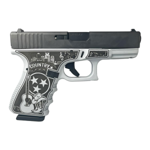 GLOCK 19 Gen3 9mm 4.02in 2x15rd Custom Tennessee In Navy Gray Pistol (PI1950203 MODTNG)