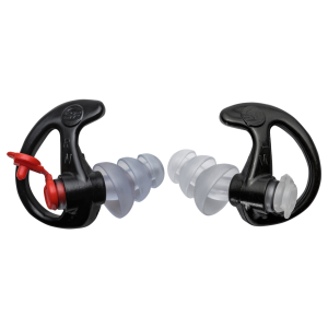 SUREFIRE EP4 Sonic Defenders Plus Medium Black 25 Pair Triple Flanged Filtered Earplugs (SUR-EP4-BK-MPR-BULK)