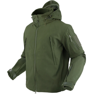 Condor Outdoor CONDOR OUTDOOR Men's Summit Softshell Olive Drab Jacket (602-001) - $97.99 at GritrSports