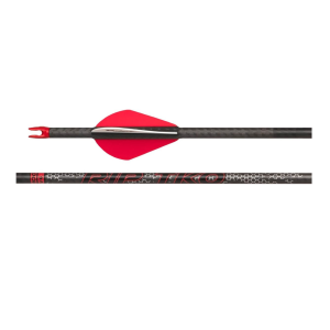 VICTORY ARCHERY RIP TKO Sport 350 Low Torque Fletched 6-Pack Arrow Shaft (RIPTKS-350FQ-6)