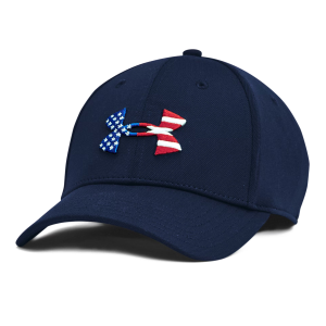 UNDER ARMOUR Men's Freedom Academy/Black/White Blitzing Hat (1362236-408)
