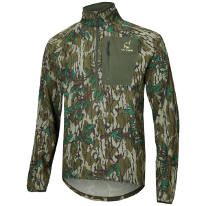 DRAKE Men's SWT Mossy Oak Greenleaf Half Zip Pullover (OT0003-012)