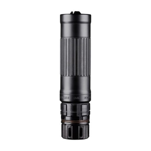 DEAD AIR ARMAMENT Lazarus 6 6mm Rifle Silencer w/ KeyMo Adapater & 1/2-28 KeyMicro 3 Prong Flash Hider (LZ6KMBLK)