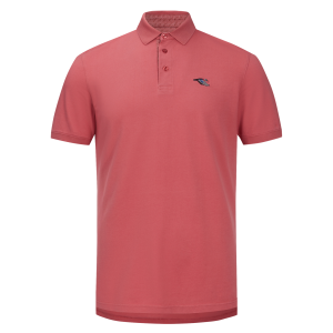 DRAKE Men's Pique Logo Slate Rose Polo (DS4090-SLR)